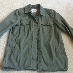 Army green jacket